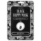 KOCOSTAR Black Happy Mask Masque nettoyant pour le visage avec du carbone