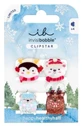 AMBITAS Invisibobble Kids Clipstar Cozy Snowy Friend 4 bucăți