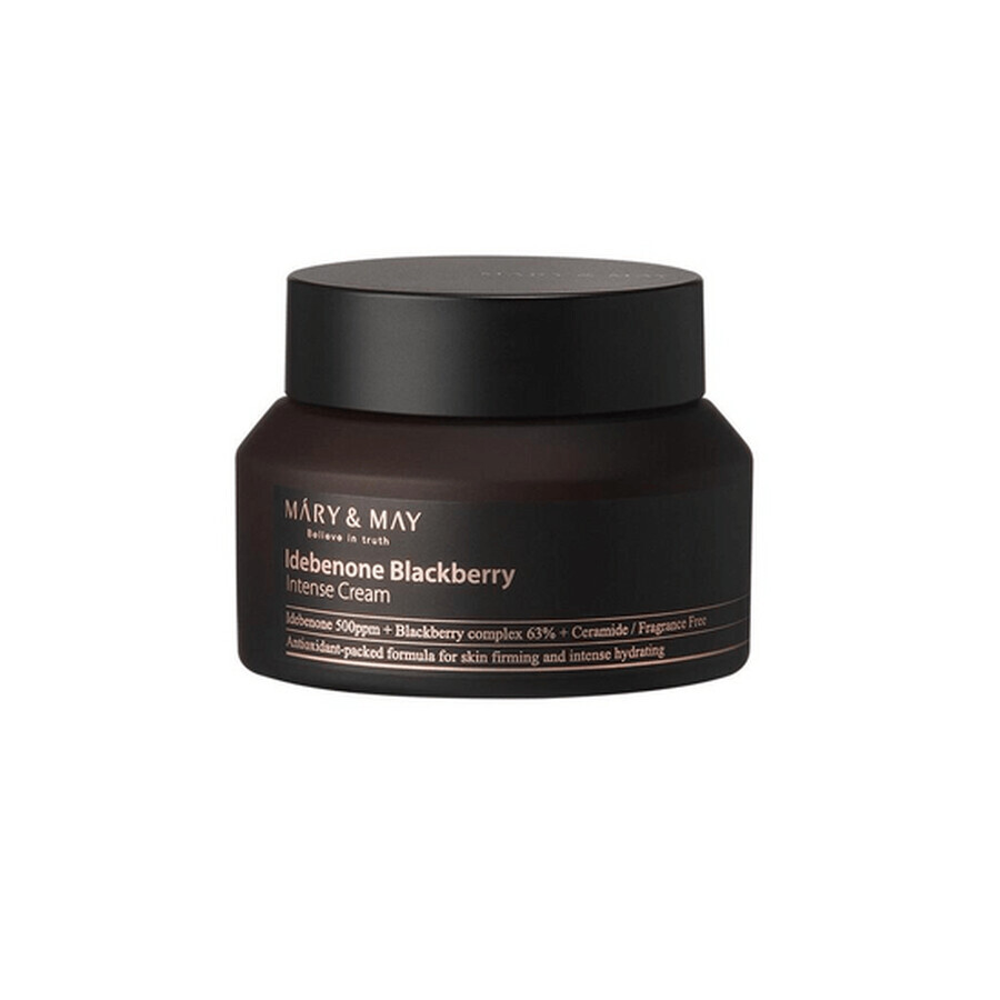 Crème hydratante intensive Idebenone + mûre, 70 g, Mary and May