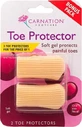 Plăcuțe de protecție a degetelor de la picioare CARNATION cu gel de protecție a degetelor de la picioare 2 bucăți