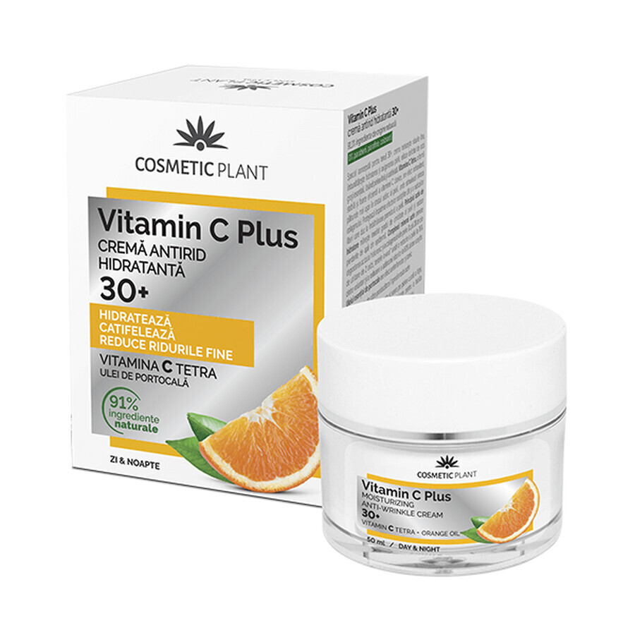 Crema antirid hidratanta 30+ Vitamin C Plus, 50 ml, Cosmetic Plant