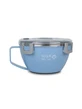 NAVA Récipient alimentaire Thermos rond en acier inoxydable We Care de couleur bleue 850ml (10-262-013)(10-262-012)