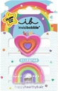 AMBITAS Invisibobble Clipstar Glow Happy Heart Cleme de păr pentru copii 2 bucăți