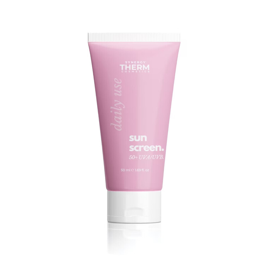 Daily Use Crème solaire SPF 50+, 50 ml, Synergy Therm Évaluations