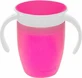 MUNCHKIN Miracle 360° Trainer Cup Pahar de antrenament pentru copii, roz 207ml