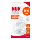 NUK First Choice+ Mamelon mediu din silicon pentru 0-6 luni 2 bucăți 10.709.245