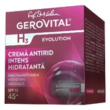 Gerovital H3 Evolution Intensely Moisturizing Anti-Wrinkle Cream with SPF 10, 50 ml, Farmec