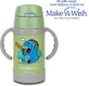 Sticlă NAVA Thermos din oțel inoxidabil cu mânere We Care 300ml verde (10-113-003)