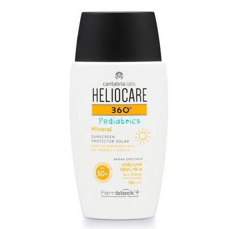 Heliocare 360 Pediatrics Crème solaire avec SPF 50+, 50 ml, Cantabria Labs