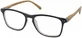 EYELEAD Reading-Presbyopia Ochelari negru cu braț din lemn roșu E211 +3.00