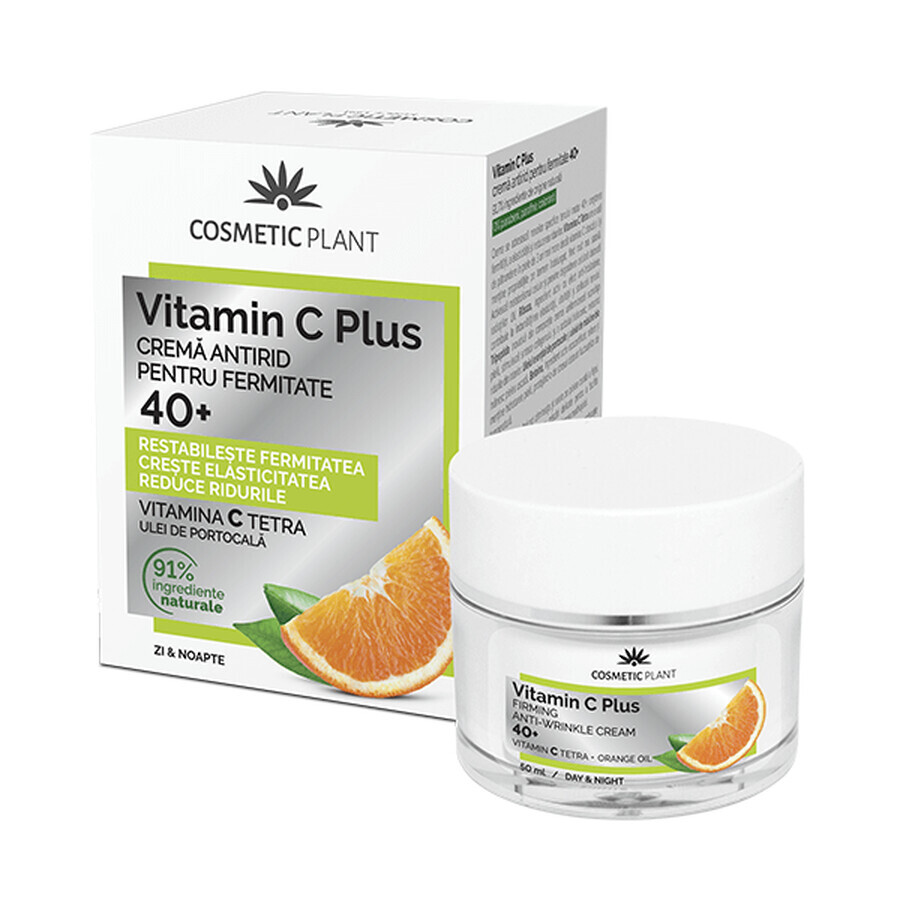 Anti-Falten-Straffungscreme 40+ Vitamin C Plus, Kosmetische Pflanze