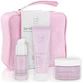 LAVISH CARE Skin Care Essentials Set de îngrijire facială pentru piele sensibilă cu cremă de față pentru repararea pielii sensibile, 50 ml, ser calmant, 30 ml, mască calmantă, 75 ml și cutie cadou