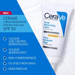 Crème hydratante pour peau normale-sèche avec SPF 50, 52 ml, CeraVe