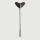 Cupid Strike Series Heart Tip Leather Crop 33 cm - Negru