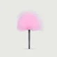 Chatouilleuse à plumes avec poignée - Rose