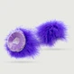 Acoperitoare de mameloane adezive cu blană falsă - violet