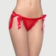 Plus Dimensiune Sexy Lace Open Back Panty - Roșu - Large/X-Large