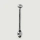Dop uretral sonor metalic 8 mm - Argint