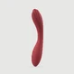 Tigi Vibrator punct G curbat ondulat din silicon premium - roșu