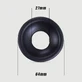 Sexopolis Male Silicone Large Attachment Cup pentru pompe pentru penis - negru