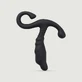 Stimulateur de prostate en silicone E5 - Noir