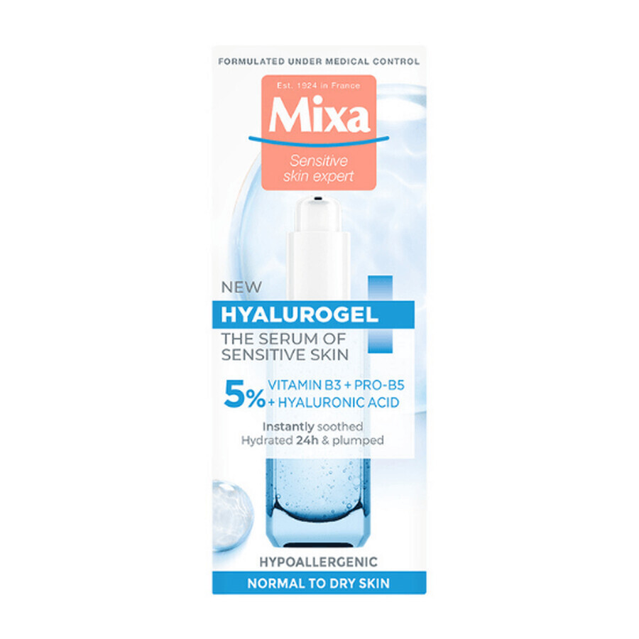 Hyalurogel Sérum hydratant à l'acide hyaluronique, 30 ml, Mixa