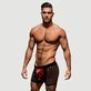 Snap Down Mesh Boxer Brief - Negru - Mare/X-Large
