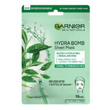Hydra Bomb Skin Naturals Masque sérum au thé vert, 28 g, Garnier