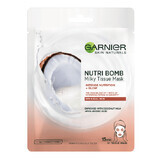 Masque sérum au lait de coco et à l'acide hyaluronique Nutri Bomb Skin Naturals, 28 g, Garnier