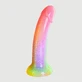 Dildolls Stargazer Premium Silicone Dildo with Suction Cup - Multicolor