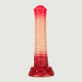 Trempix Penis de elefant din silicon cu ventuză 22 x 5,5 cm - roșu