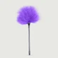 Pana Tickler cu atingere moale 27 cm - Violet