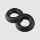 Infinite Hard On Liquid Silicone Flexible Cock Ring 42 mm - Negru