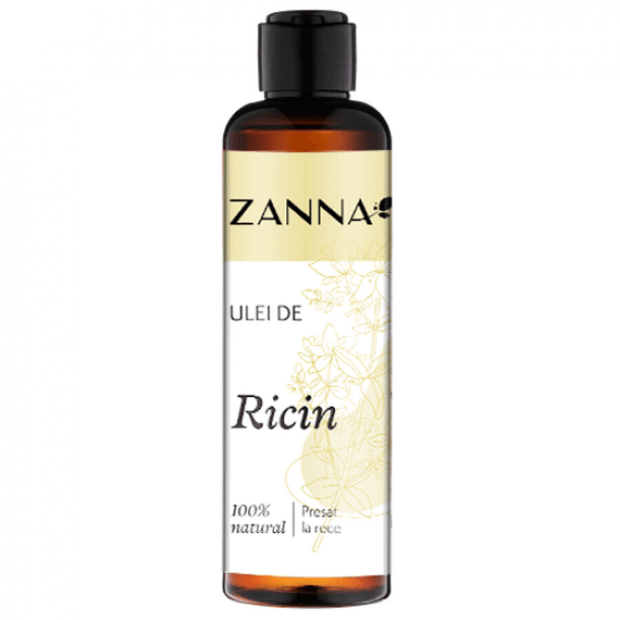 Huile de ricin, 200 ml, Zanna