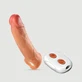 18 cm Vibratoare Real Deal Soft Silicone Realistic Penis Sleeve - Flesh