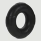 Forto F-33 25 mm Inel pentru penis mare din silicon - negru