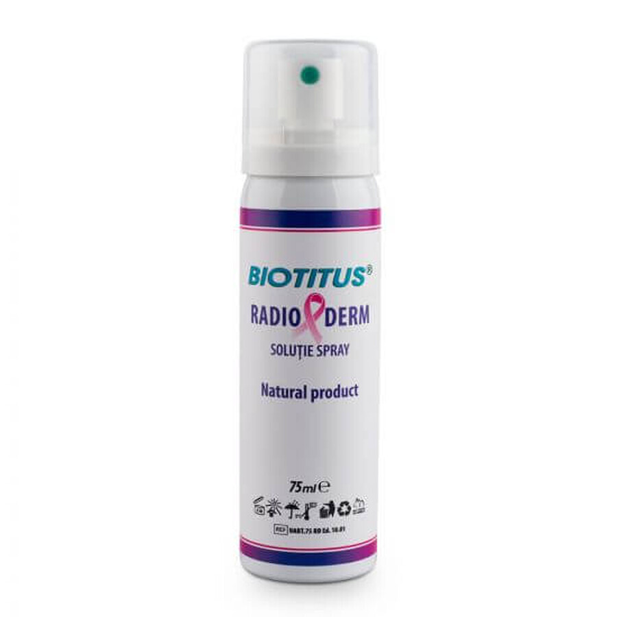 Solution de pulvérisation Biotitus Radioderm, 75 ml, Tiamis Medical