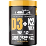 HIRO.LAB Vitamine D3 4000IU + K2 MK7 160 tabletten