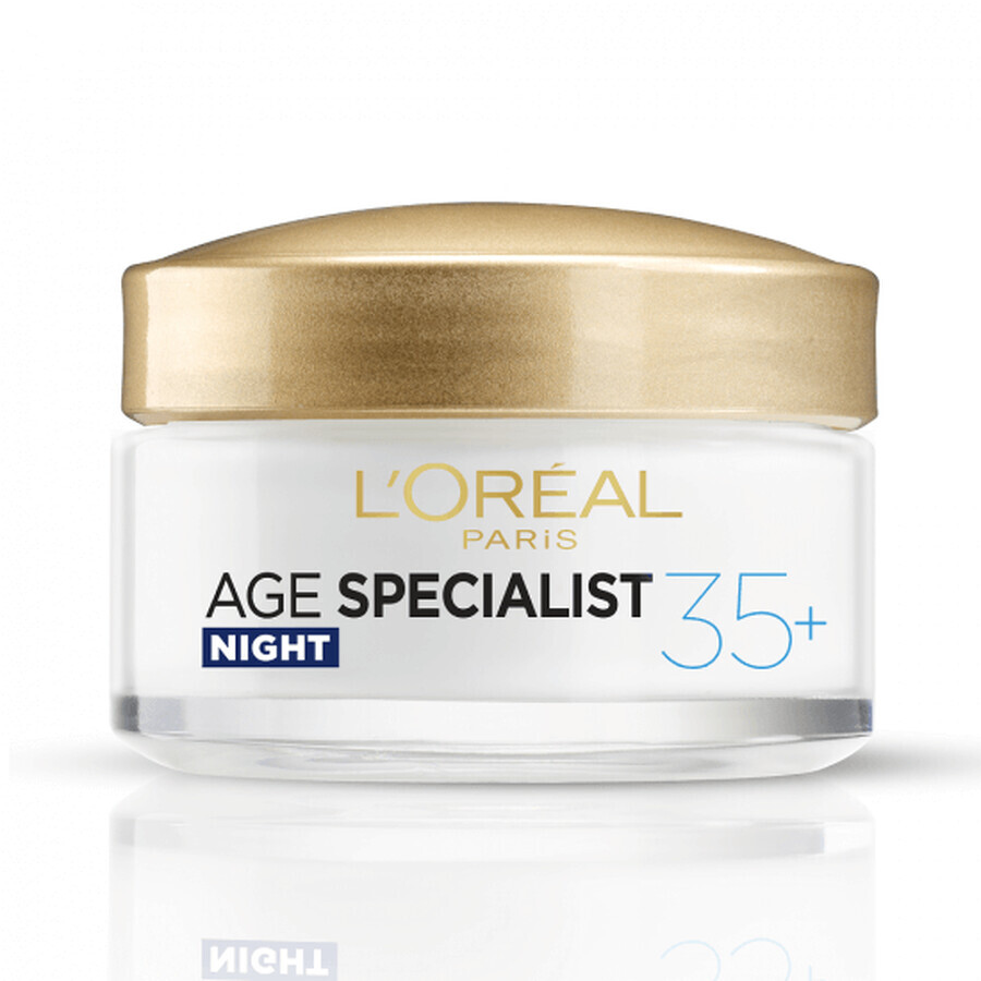 Crema notte antirughe Age Specialist 35+, 50 ml, Loreal