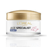 Age Specialist 45+ Anti-Wrinkle Night Lift Cream, 50 ml, Loreal