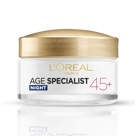 Age Specialist 45+ Anti-Wrinkle Night Lift Cream, 50 ml, Loreal