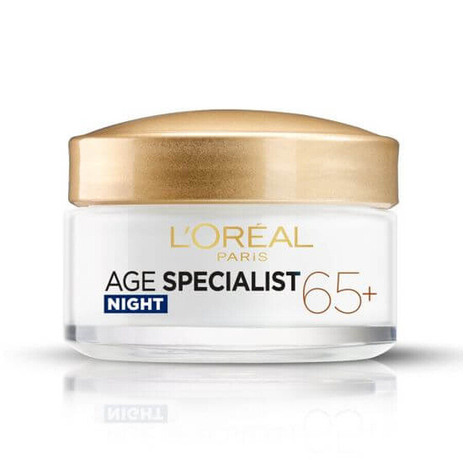 Crema notte nutriente antirughe Age Specialist 65+, 50 ml, Loreal