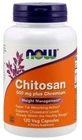 NOW FOODS Chitosan 500 mg + Chromium 100 mg 120 capsules