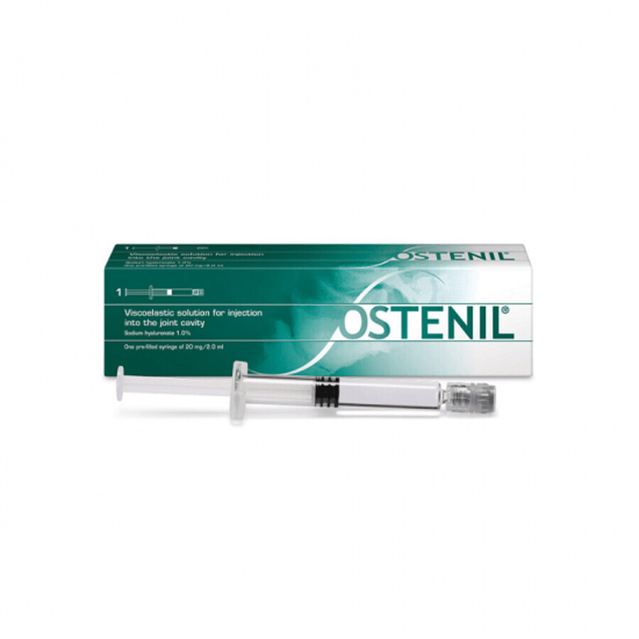 Ostenil, 20mg/2ml Hyaluronsäure Injektionslösung zur Infiltration, 1 Fertigspritze, TRB Chemedica