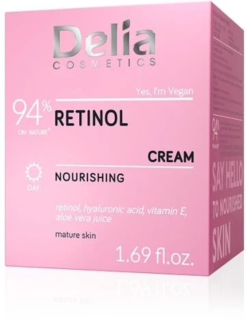 Delia Cosmetics Retinol Nourishing Day Cream crème de jour nourrissante au rétinol 50 ml
