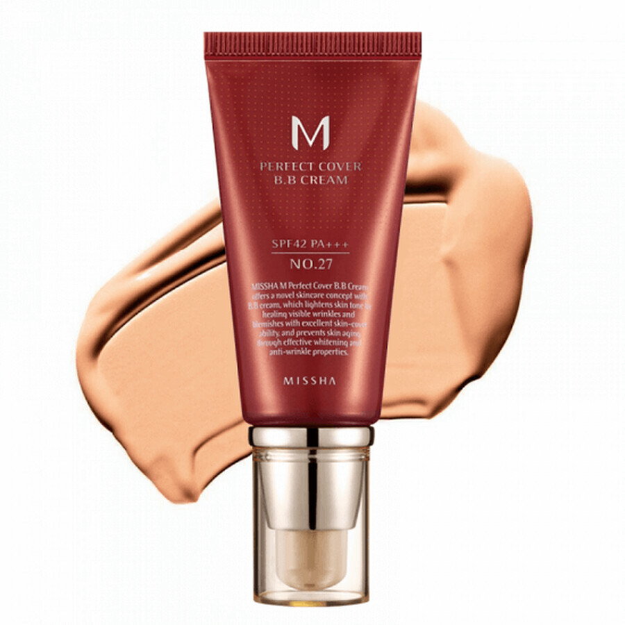 Missha M Perfect Cover BB Cream ad alta protezione UV, No. 27, 50 ml recensioni
