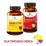 NATURELL Co-enzym Q10 100 120 capsules + Naturell Omega-3 ...