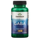 Swanson Gaba 500mg Gamma Aminobutyric Acid 100 capsules.
