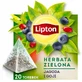 Lipton Green Tea Blueberry and Goya pyramids 20 pieces
