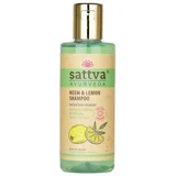 Sattva Herbal shampooing pour cheveux au neem et au citron 210 ml